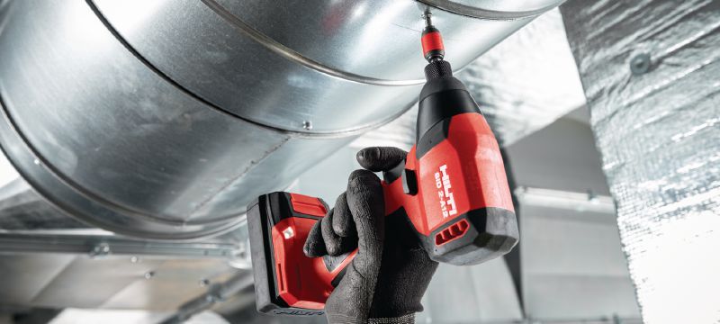 SID 2-A12 Cordless impact driver Subcompact-class 12V brushless impact driver for when you need high torque with access and low weight Applications 1