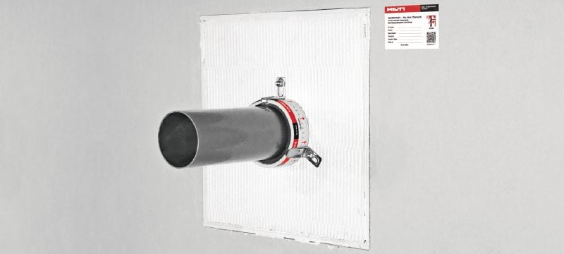 CFS-CT B Firestop coated board system with wide approval range for sealing medium to large openings Applications 1